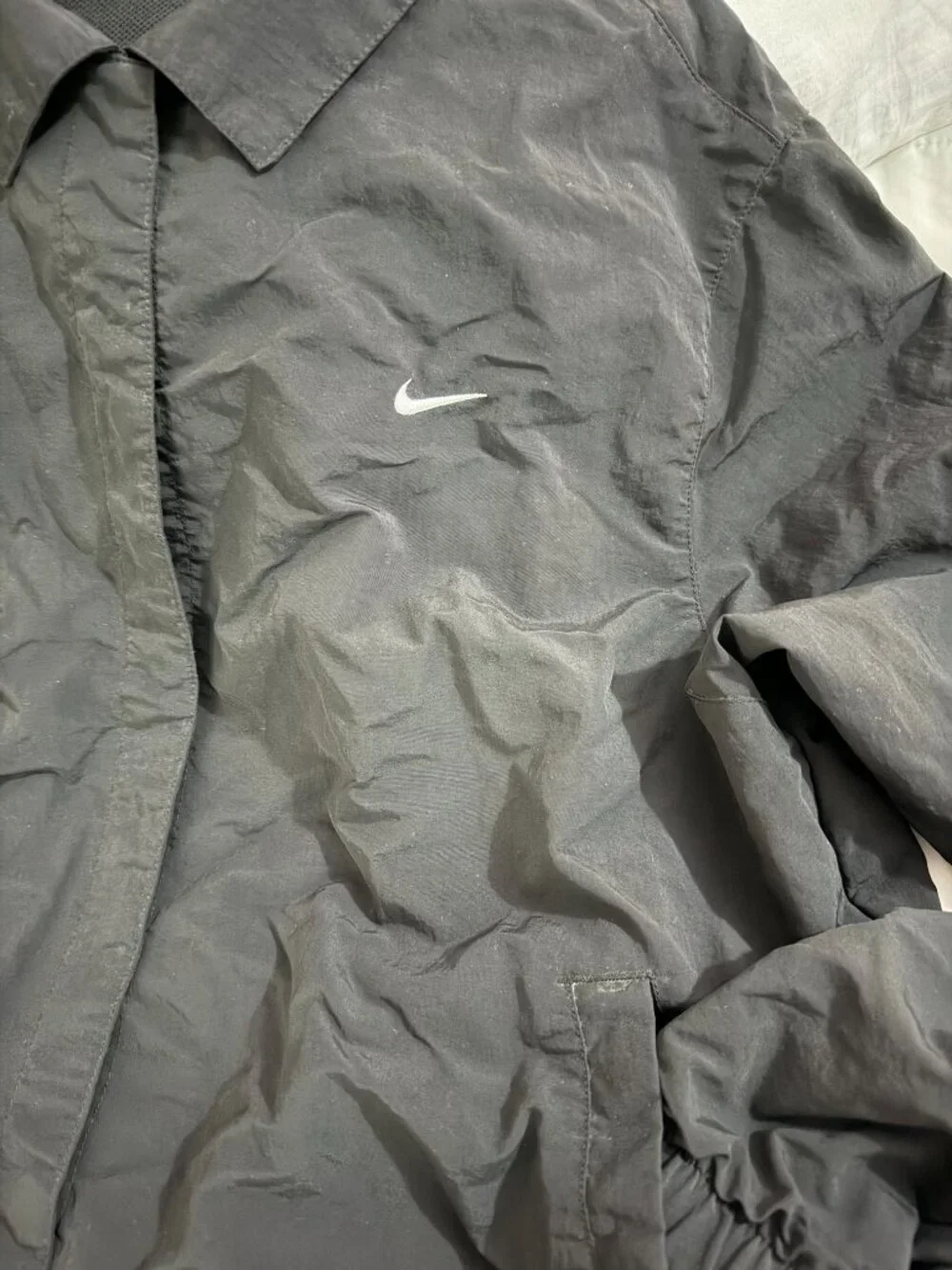 Nike Oversized UV Woven Coaches' Jacket (Black) Women's Large